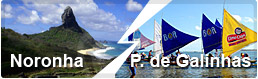 Pacotes para Fernando de Noronha e Porto de Galinhas em at&eacute; 10x sem juros